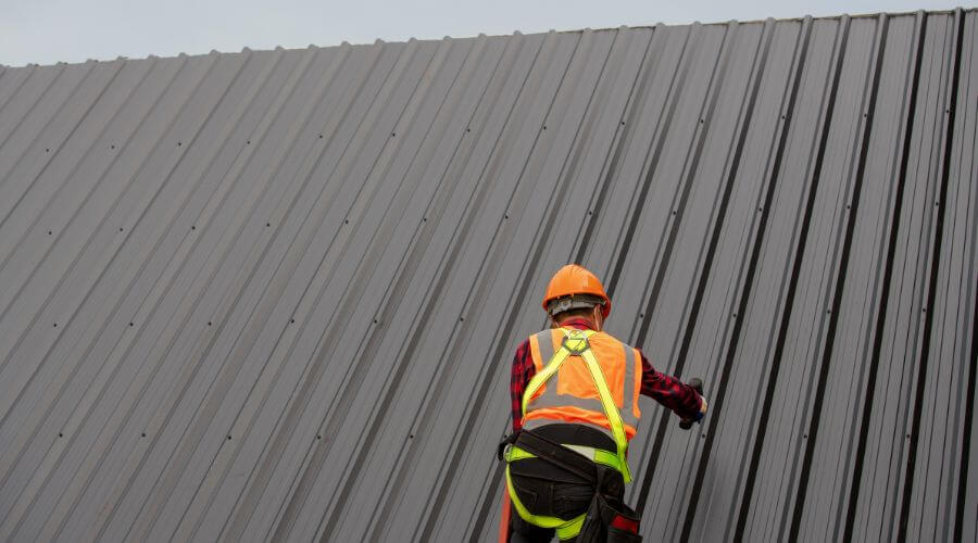 Professional metal roof installation services in White Heath, IL